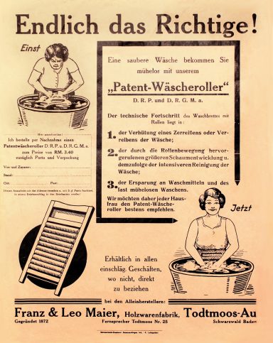 Patent Wäscheroller